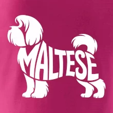 Maltézský psík nápis v těle