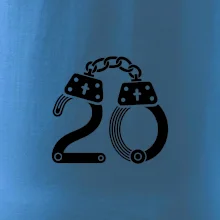 Narozeninové tričko pro policajta - pouta 20