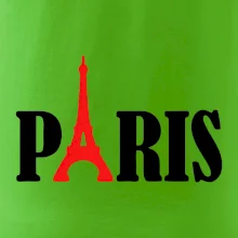 Paris nápis Eiffelova věž