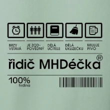 Čárový kód -  Řidič MHD