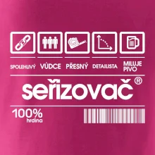 Čárový kód - seřizovač