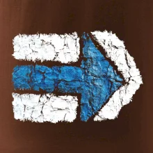 Párová turistická značka modrá