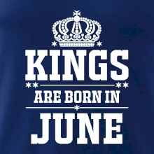 Kings are born in June