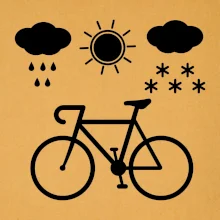 Cyklista za každého počasí Cyklista za každého počasí