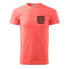 Flanelové triko červené