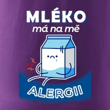 Mléko má na mě alergii