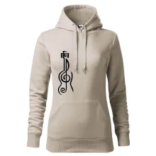 Houslový klíč kytara