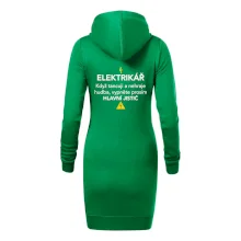 Elektrikář - hlavní jistič - Nápis na zádech
