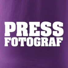 Novinář nápis - Press Fotograf