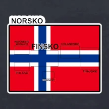 Norsko vlajka další státy