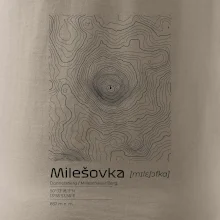 Milešovka - vrstevnice v obdélníku