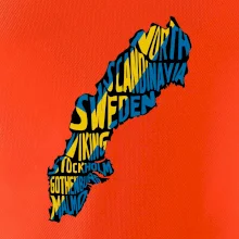 Mapy - názvy měst - Švédsko