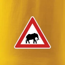 Dopravní značka - Pozor slon