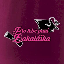 Pro tebe paní Bakalářka
