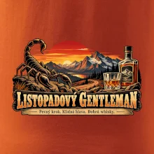 Listopadový gentleman whisky a horský západ slunce