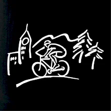 Cyklista na výletě