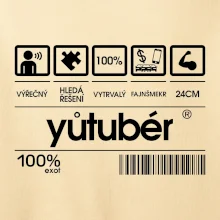 Čárový kód - youtuber