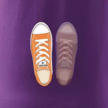 Párové boty - oranžové