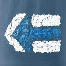 Párová turistická značka modrá