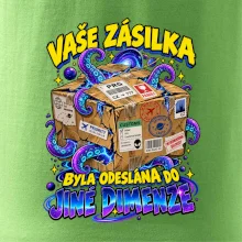 Vaše zásilka byla odeslána do jiné dimenze