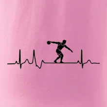 EKG hod diskem