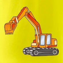 Bagr bez nápisu oranžový