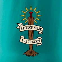 Geodet zatluču kolík a je to svatý