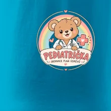 Pediatrička ordinace plná úsměvů - medvídek a duha