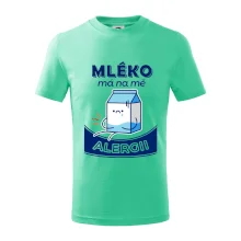 Mléko má na mě alergii