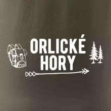 Orlické hory nápis