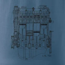 Motor Škoda/ VW 1.9L  TDI ze předu