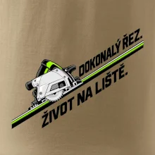 Dokonalý řez život na vodicí liště