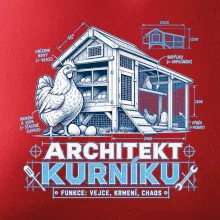 Architekt kurníku technický výkres