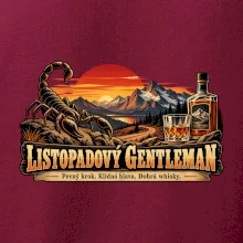 Listopadový gentleman whisky a horský západ slunce