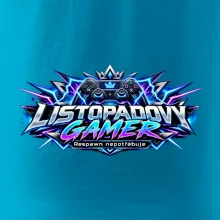 Listopadový gamer s neonovým herním ovladačem