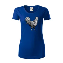 Kohout kreslený černobílý