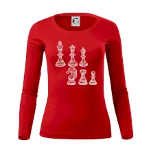 Šachové figurky kreslené