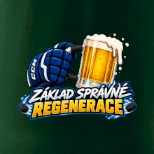 Hokejová regenerace s pivem
