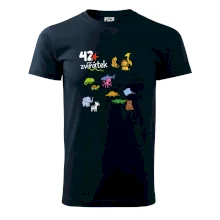 Tričko + 42 nažehlovacích zvířátek