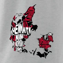 Mapy - názvy měst - Dánsko