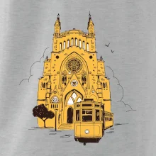 Mallorca - katedrála a tramvaj