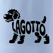 Lagotto nápis v těle