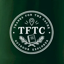 TFTC minimalistický turistický odznak