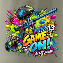 Barevná exploze game on paintball