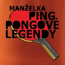 Manželka ping pongové legendy