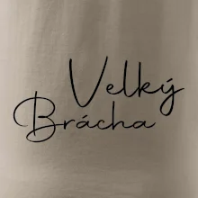 Velký brácha - nápis na zádech