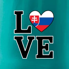 Love Slovenská vlajka