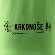 Krkonoše nápis