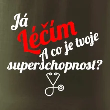Já léčím - tvoje superschopnost? Šikmý nápis