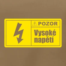 Pozor vysoké napětí